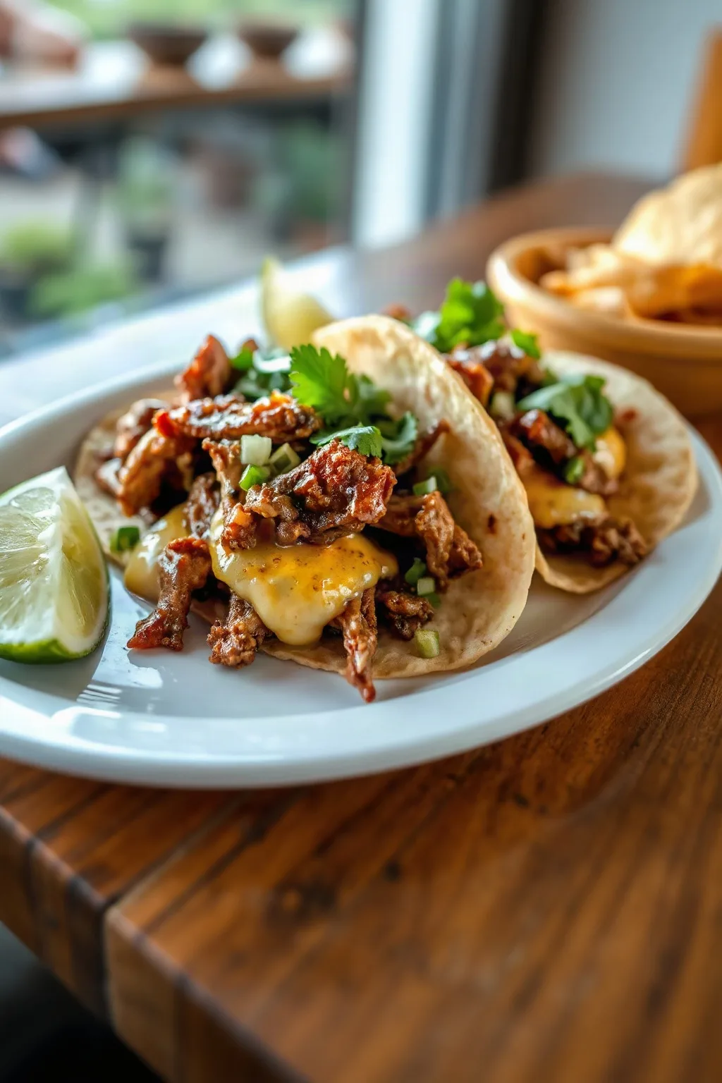 Authentic Mexican Birria Quesa Tacos