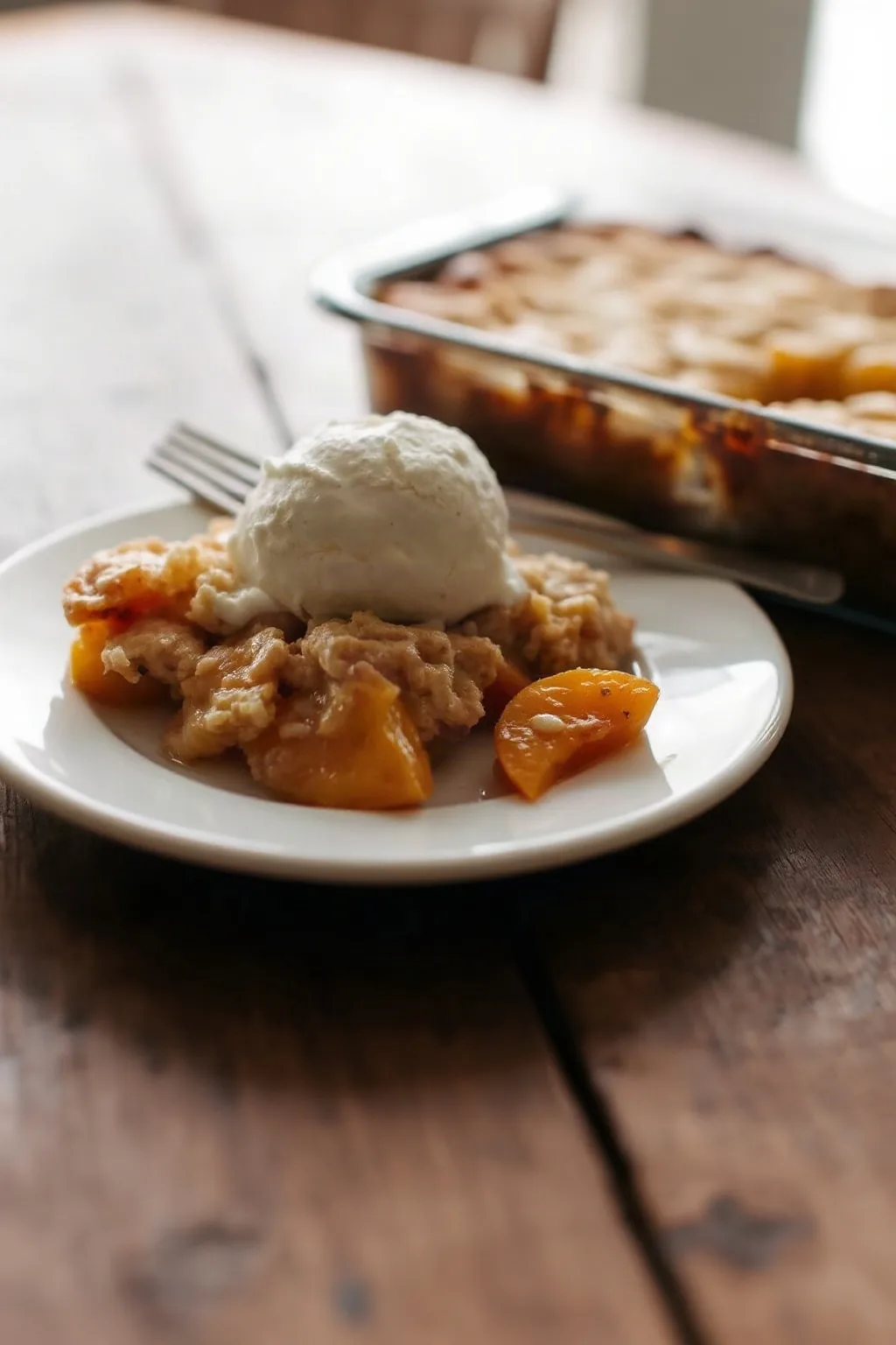 Easy Peach Cobbler Dump Cake
