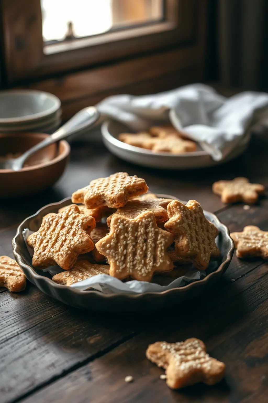 Classic Canadian Sesame Snaps