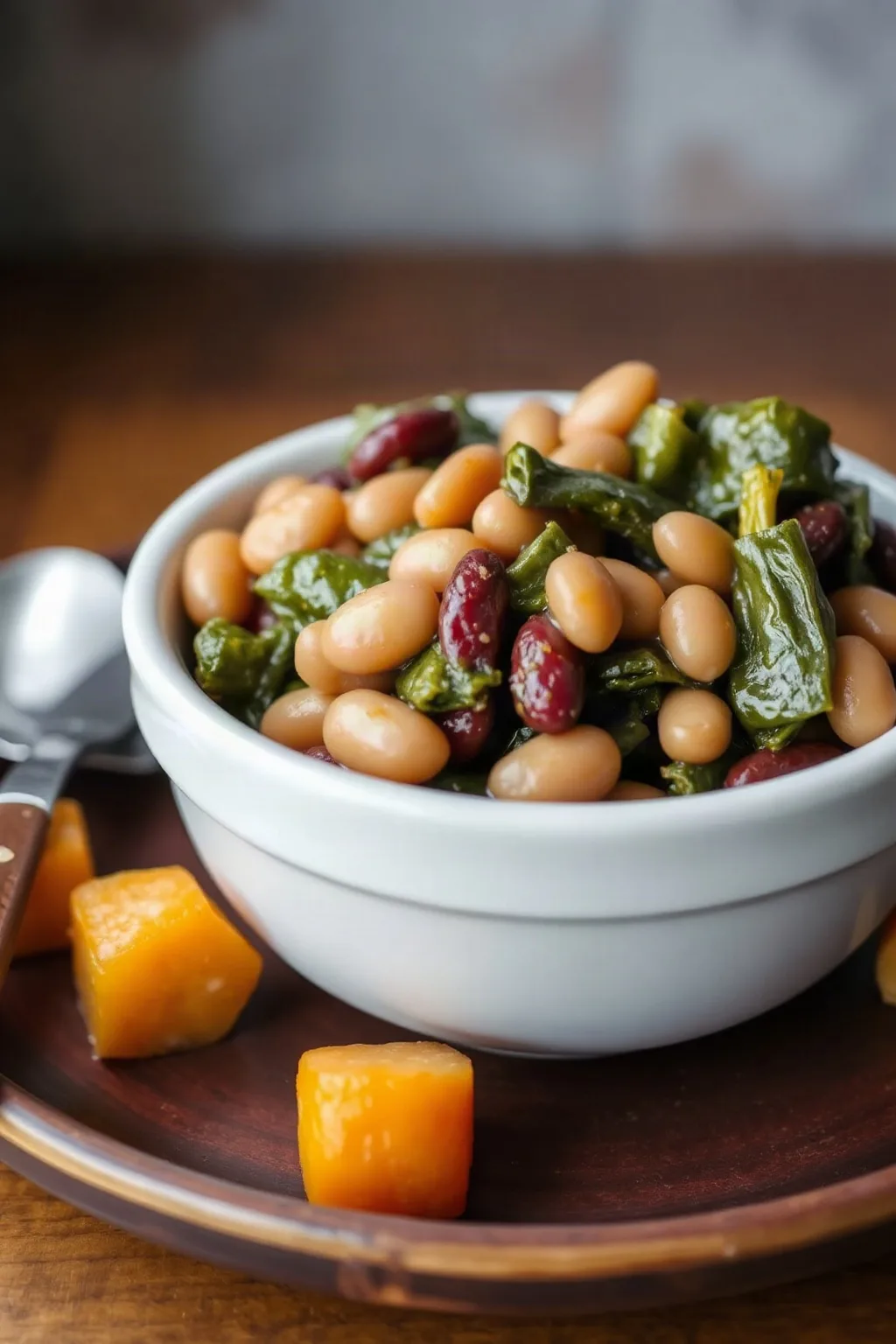 Hearty Mustard Greens n' Beans
