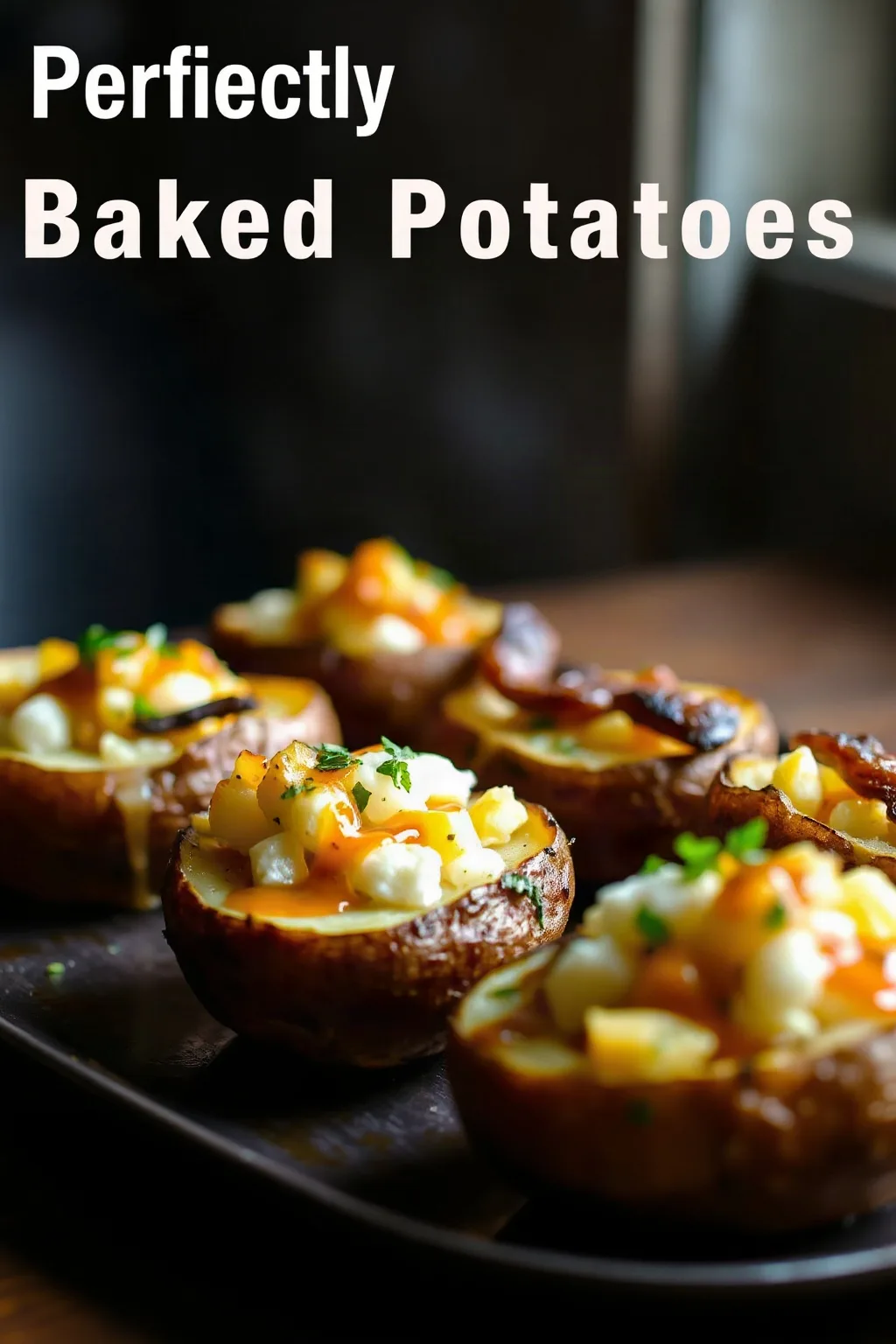 Perfectly Grilled Baked Potatoes