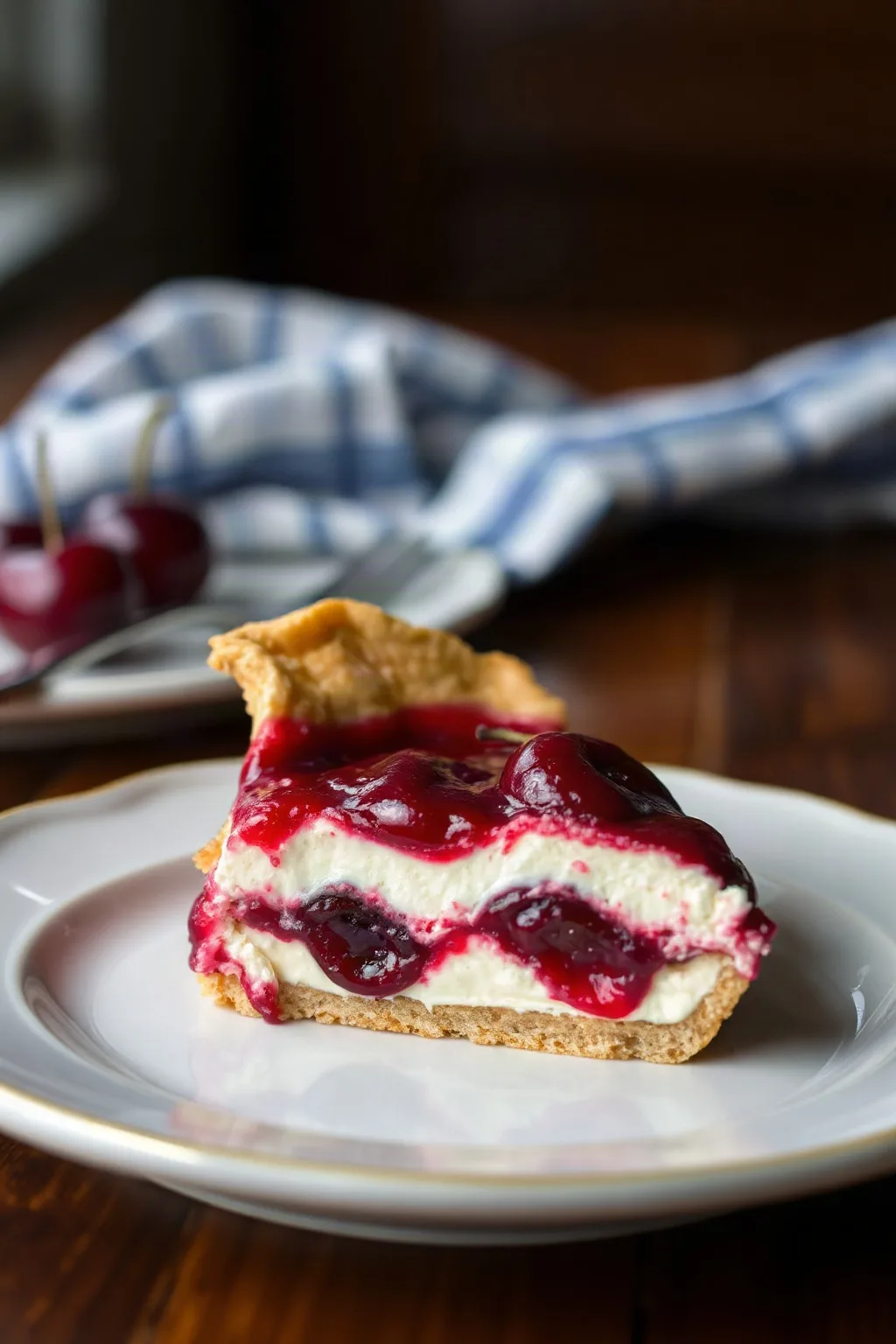 Delicious Cherry Cheese Pie I