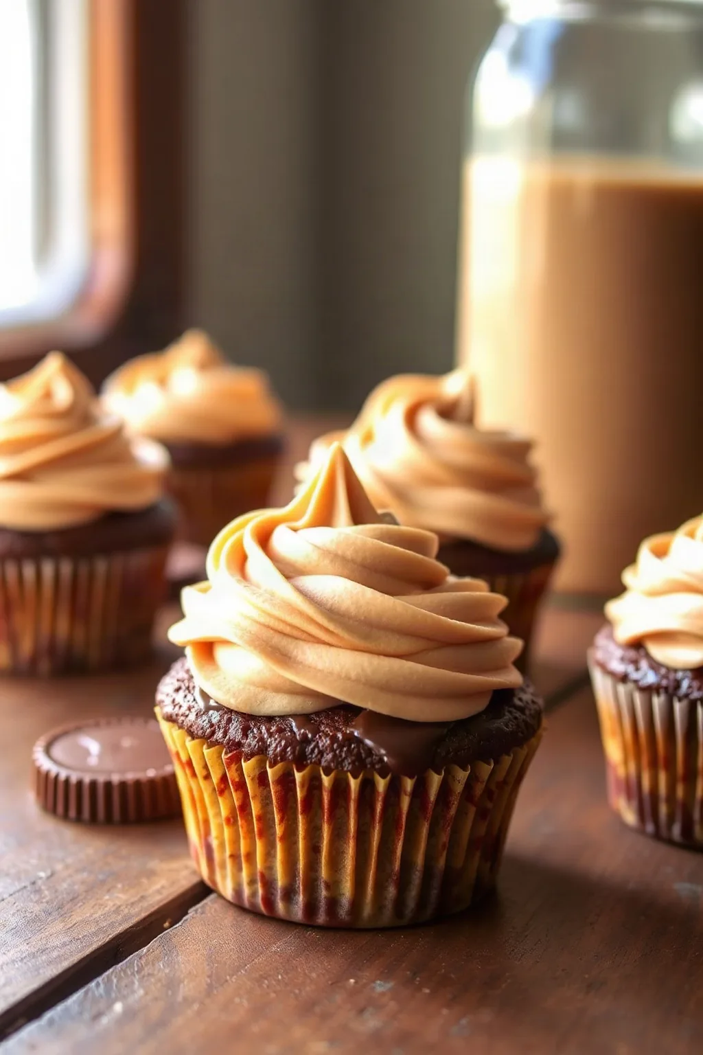Decadent Reese's Peanut Butter Cup Cupcakes