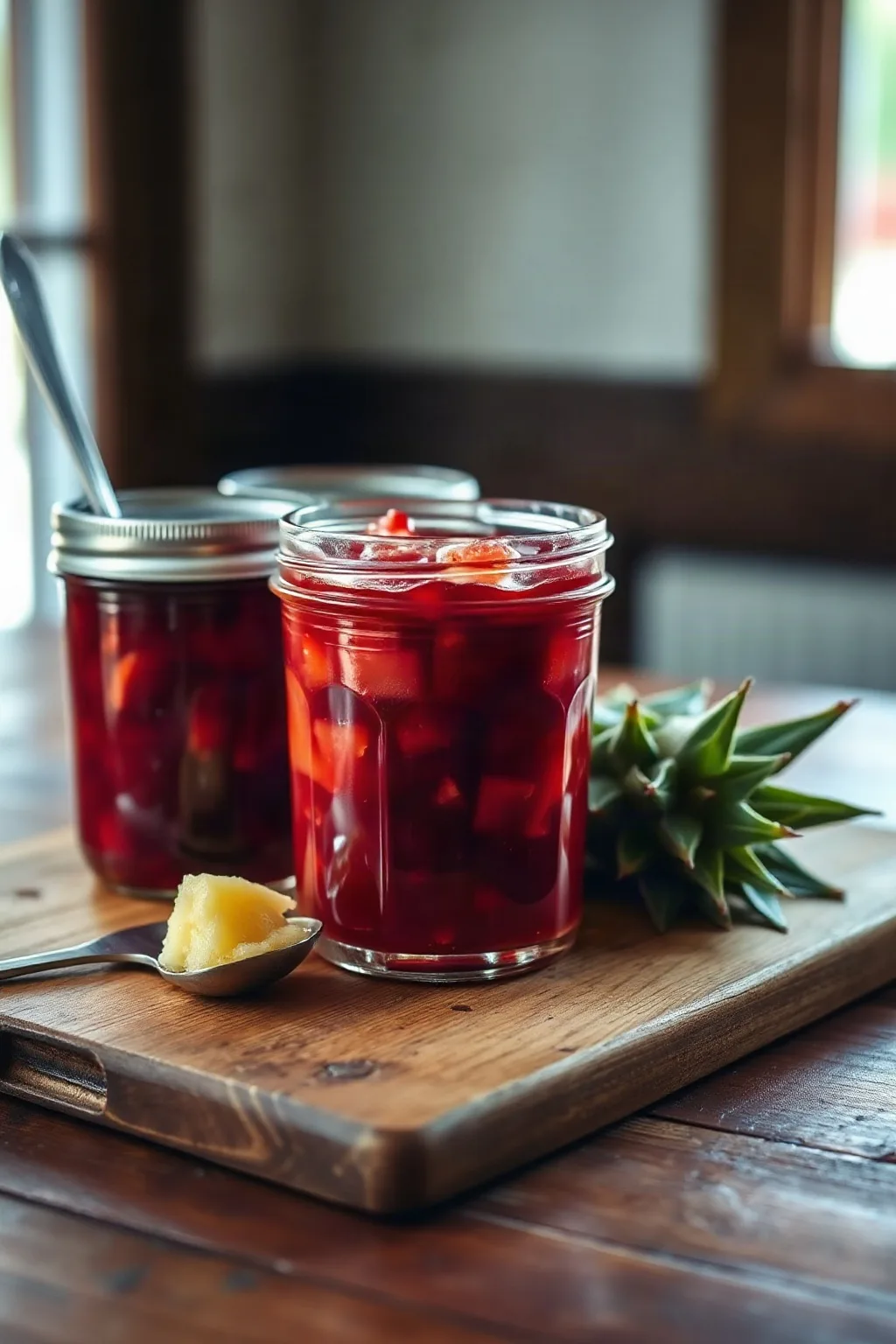 Delicious Rhubarb Pineapple Jam