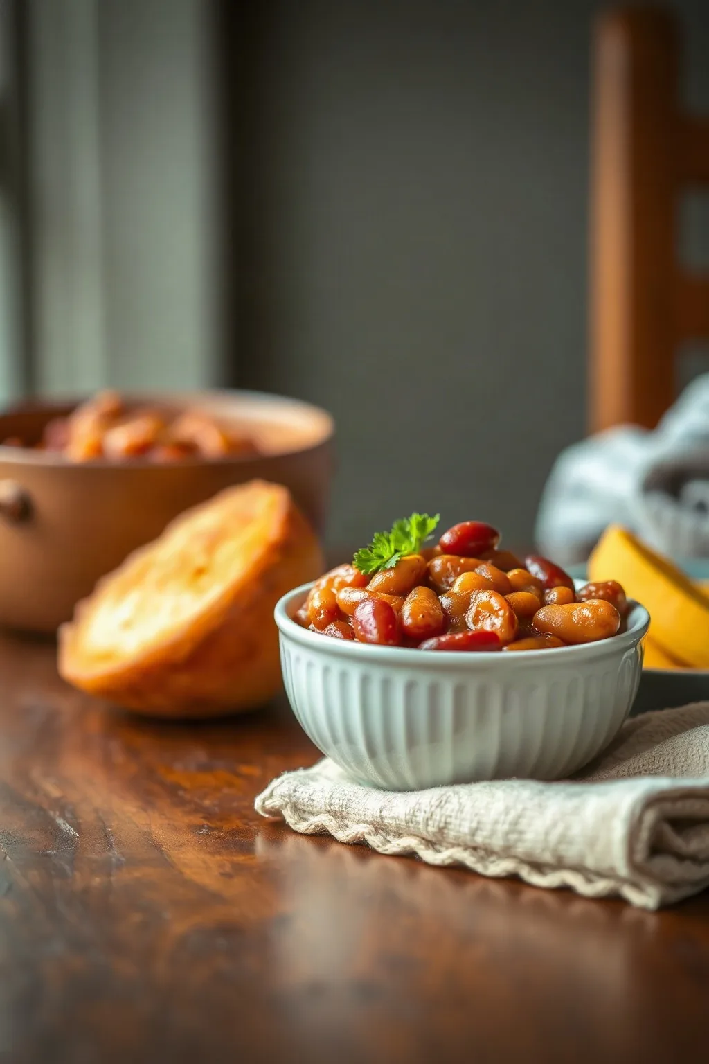 Frijoles al Horno con 4 Tipos de Frijoles