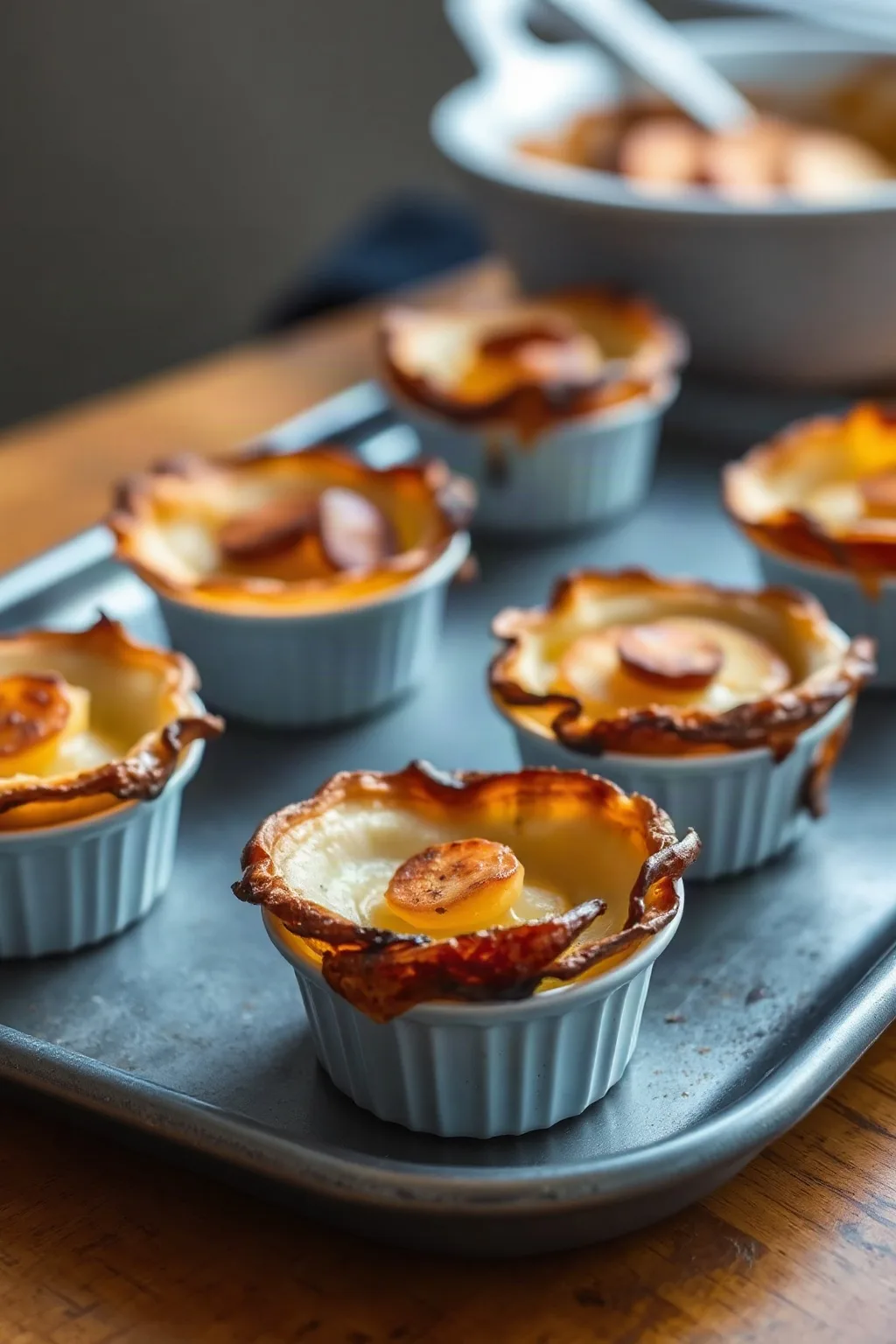 Muffin Tin Potatoes Gratin