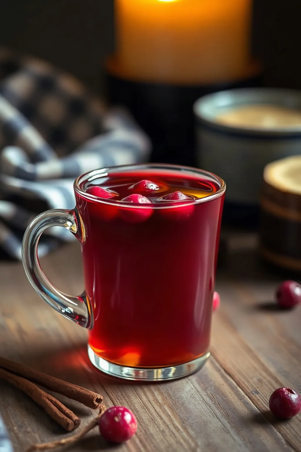 Hot Spiced Cranberry Cider