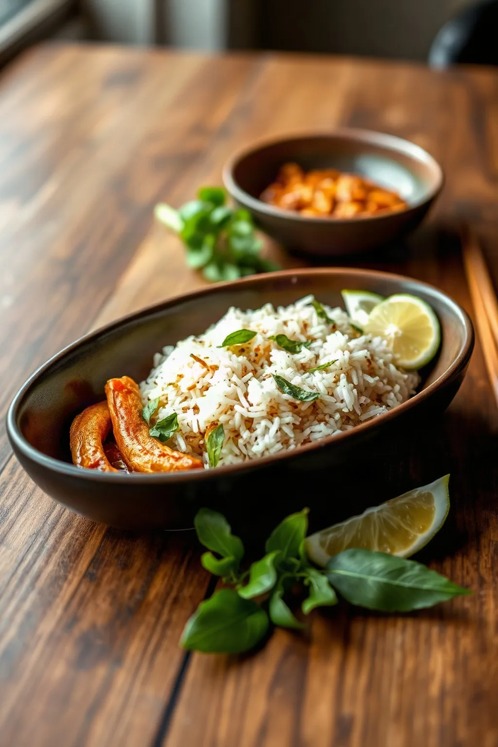Thai Style Fragrant Rice with Jasmine and Herbs