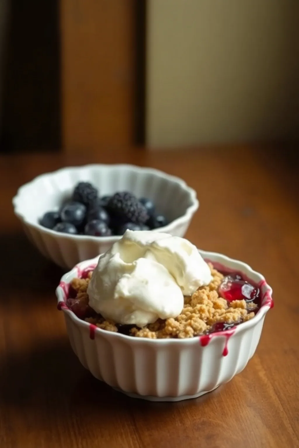 Croustillant aux trois petits fruits