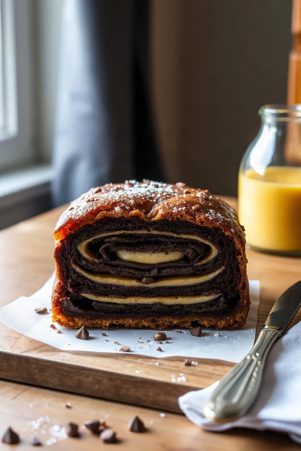 Thousand Layer Chocolate Brioche