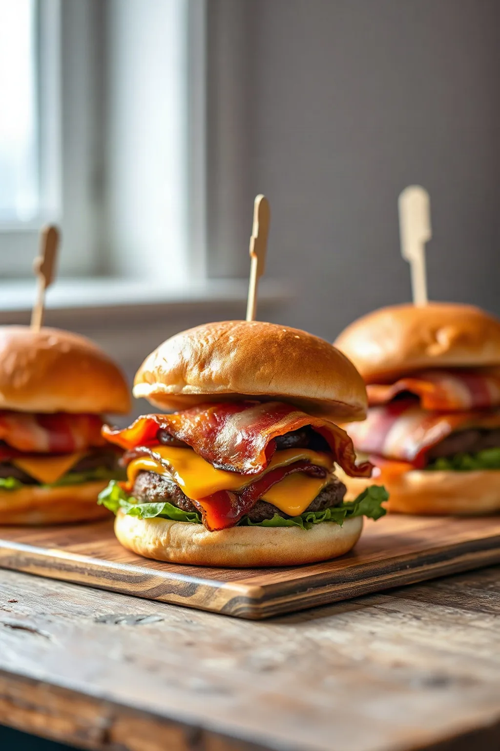 Hamburguesas Envueltas en Tocino