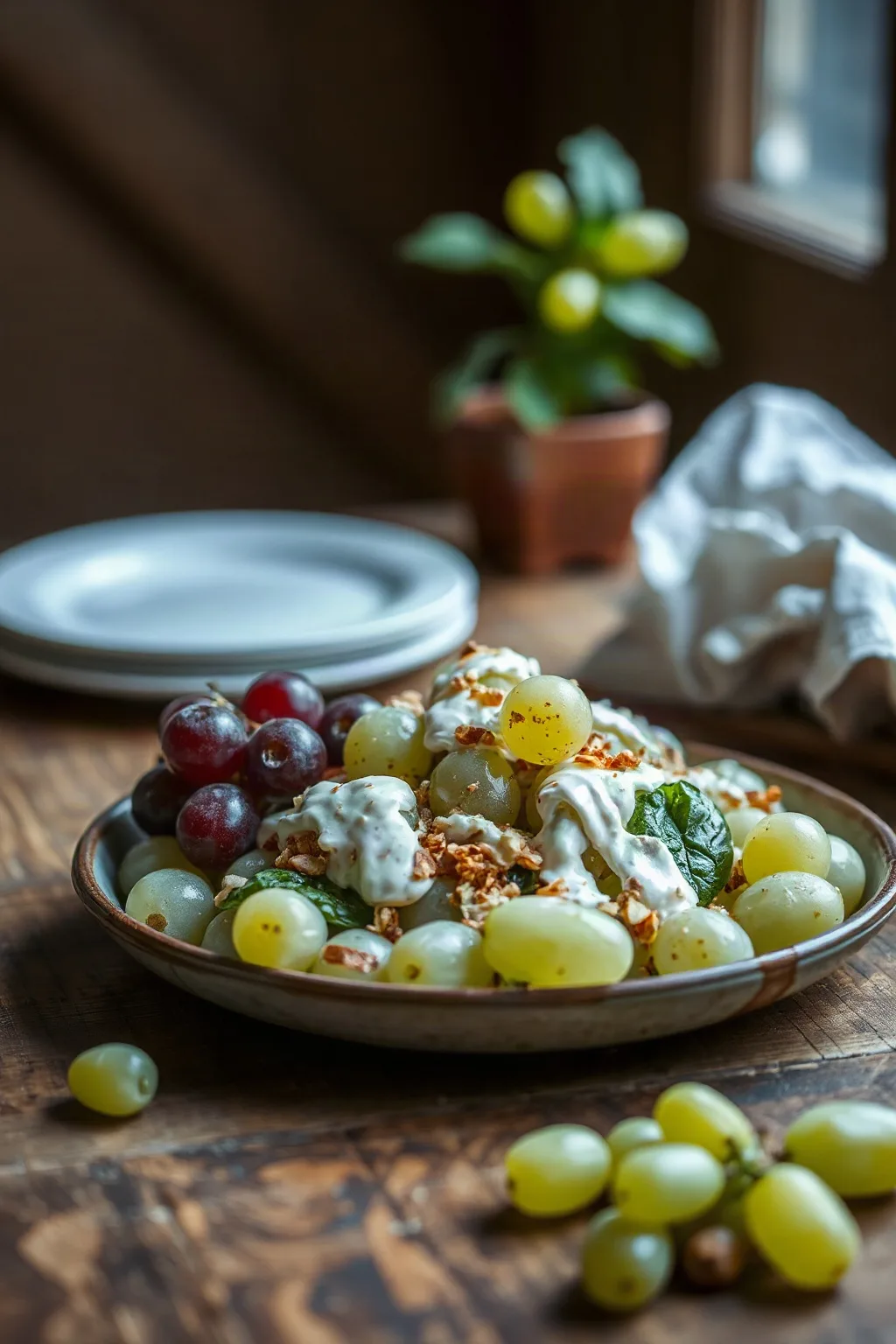 Refreshing Green Grape Salad