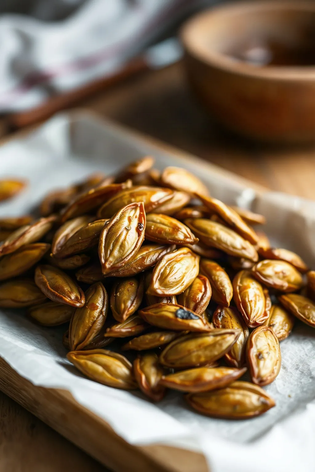 Caramelized Spicy Pumpkin Seeds