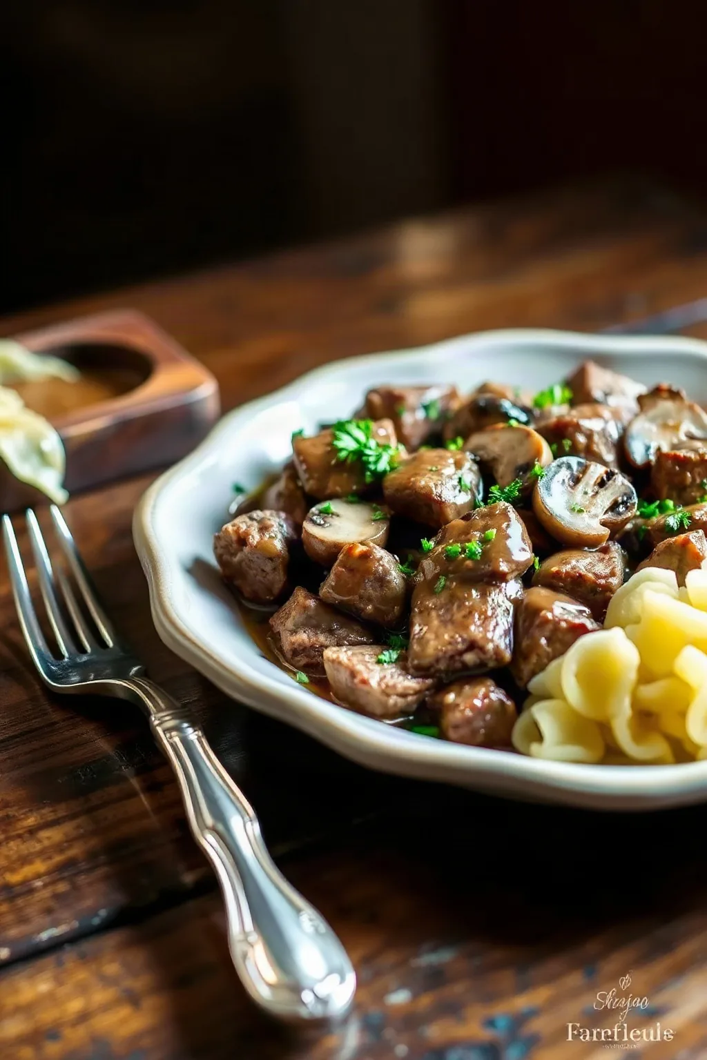 Classic Chopped Steak with Mushroom Gravy