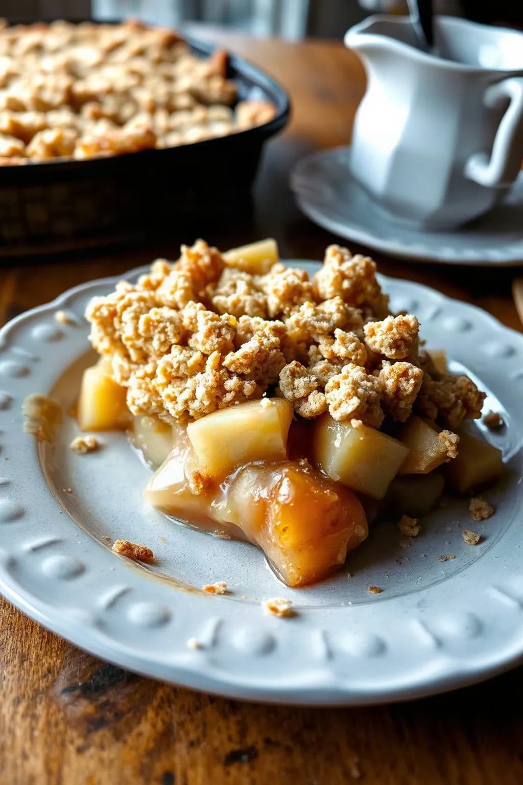 Crumble de Manzana y Piña Hawaiana