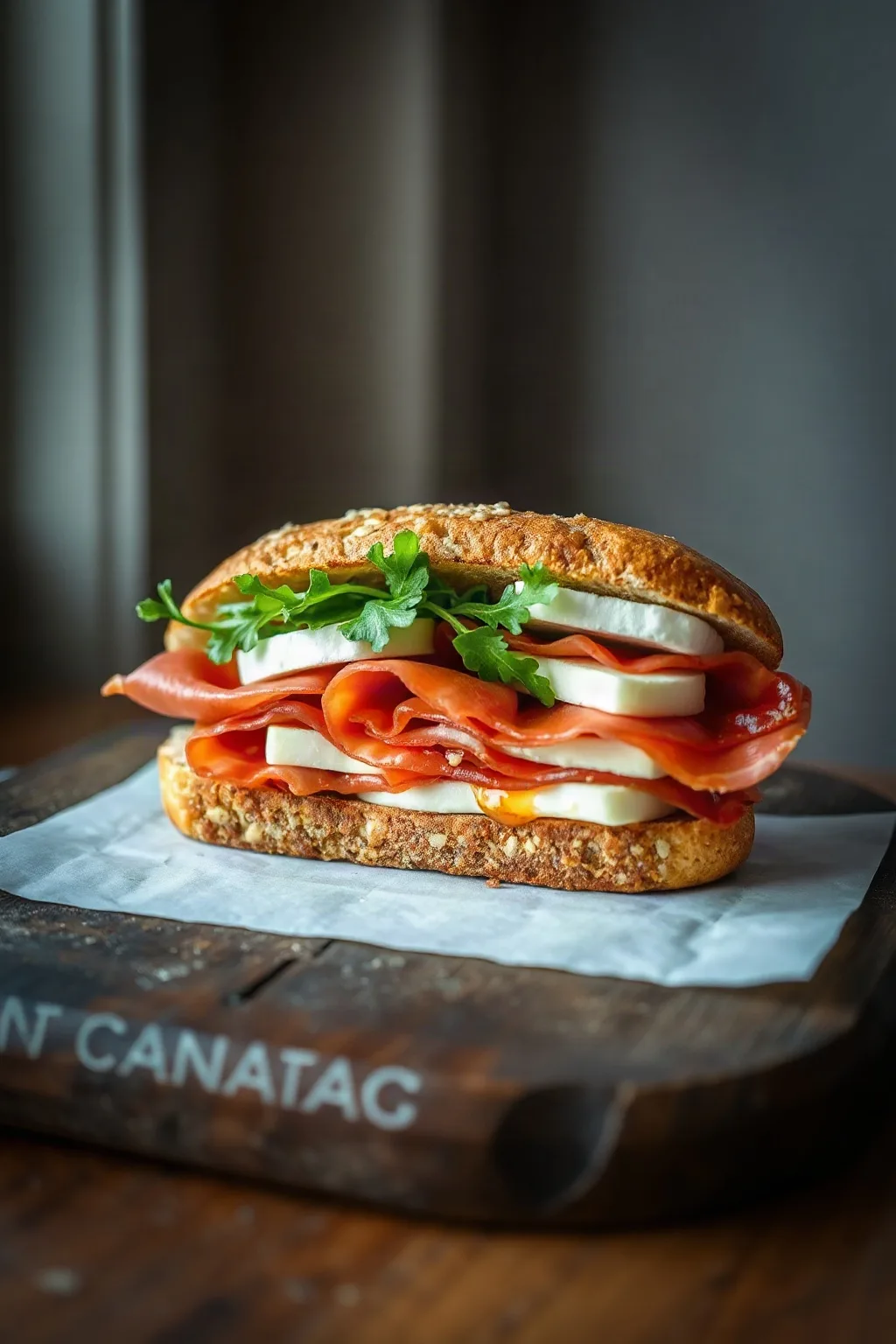 Gourmet Fancy Sammich with Prosciutto and Brie