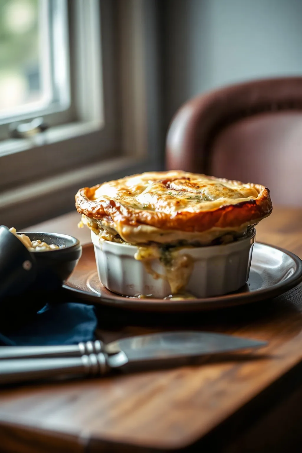 Country Chicken and Mushroom Pot Pie