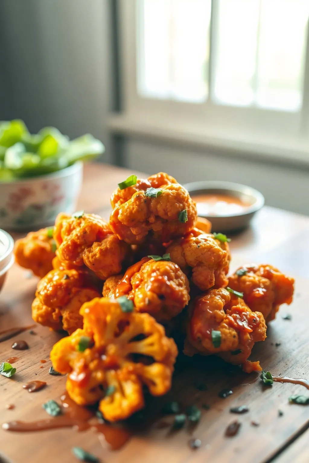 Bouchées de Chou-Fleur Buffalo Épicées