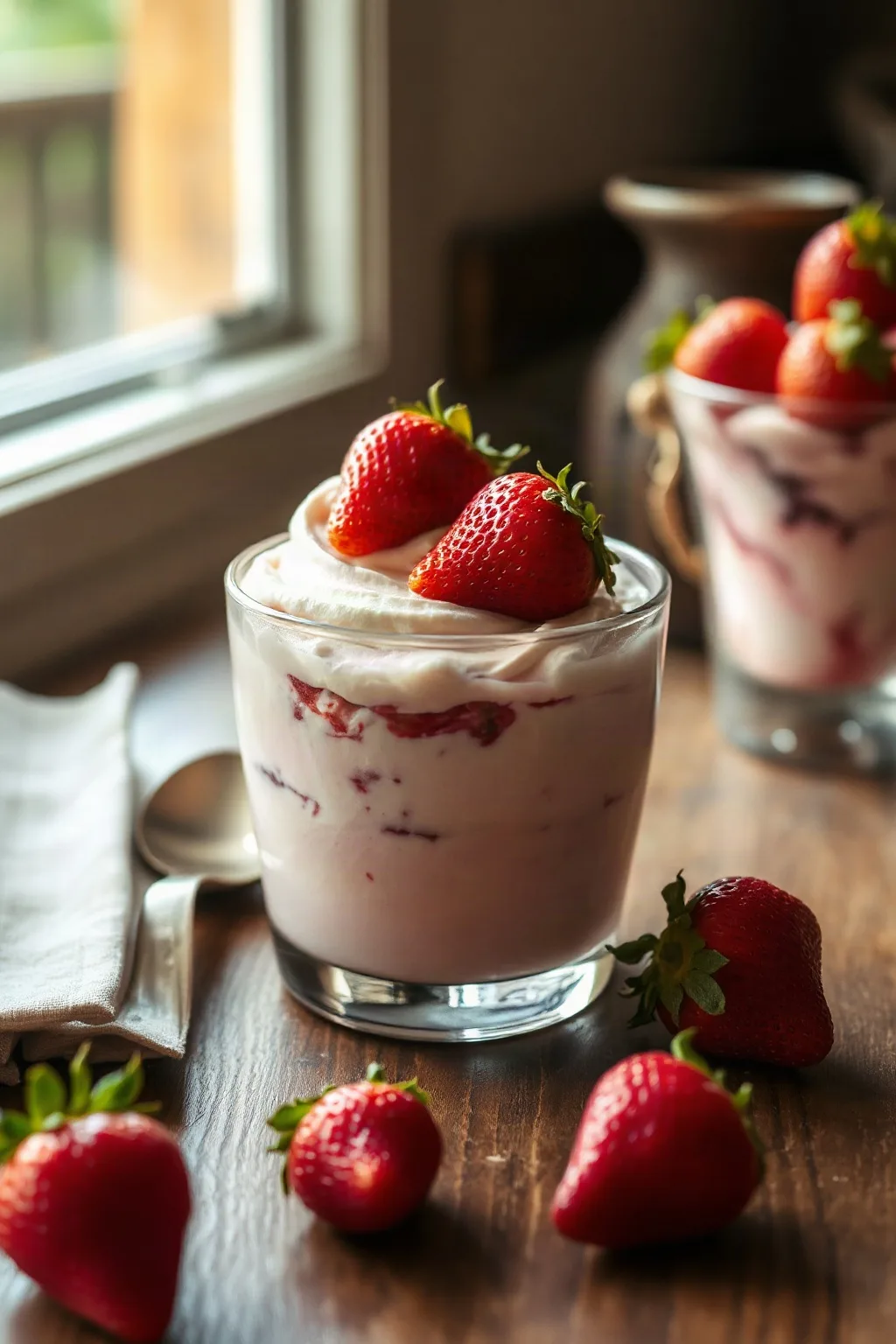 Creamy Strawberry Whip Delight