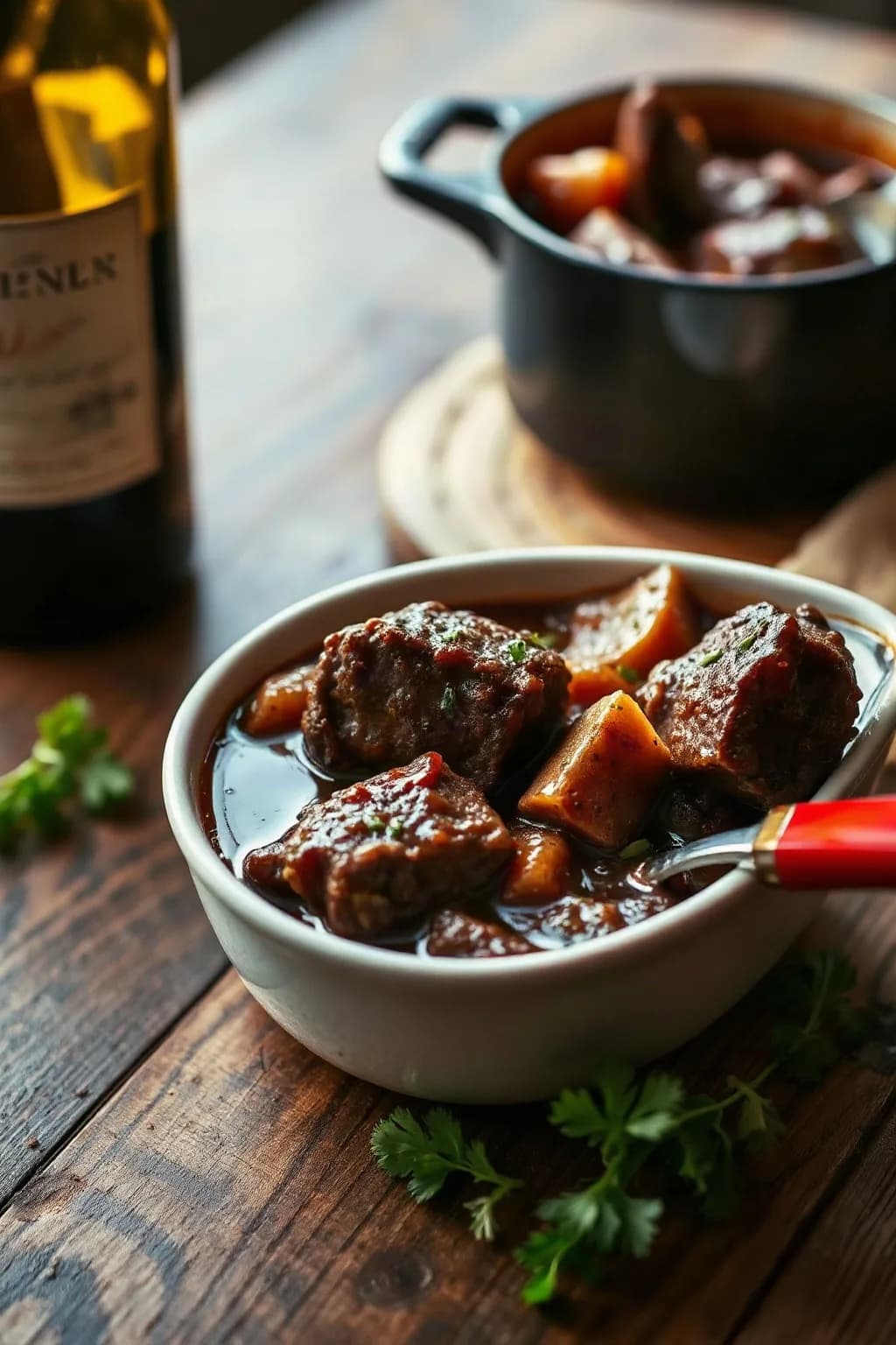 Red Wine Marinated Beef Stew