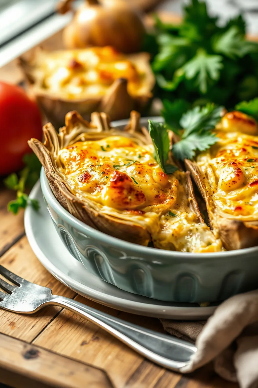 Gratin d'artichauts classique