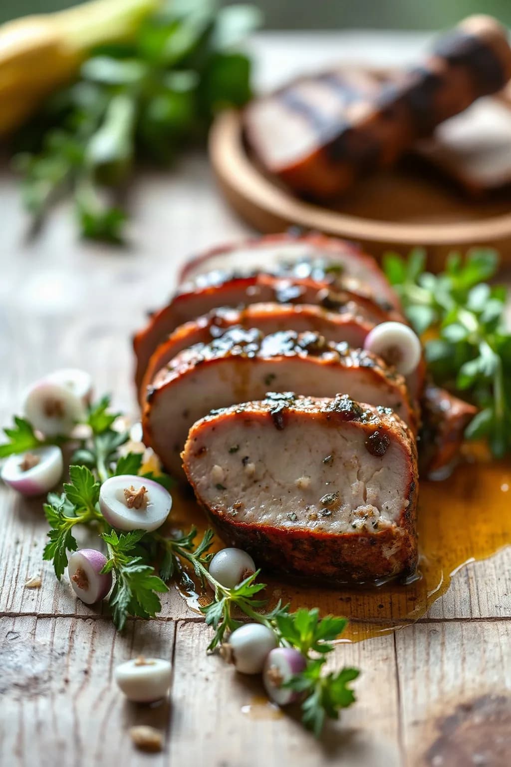Lomo de Cerdo a la Italiana con Marinada de Hierbas