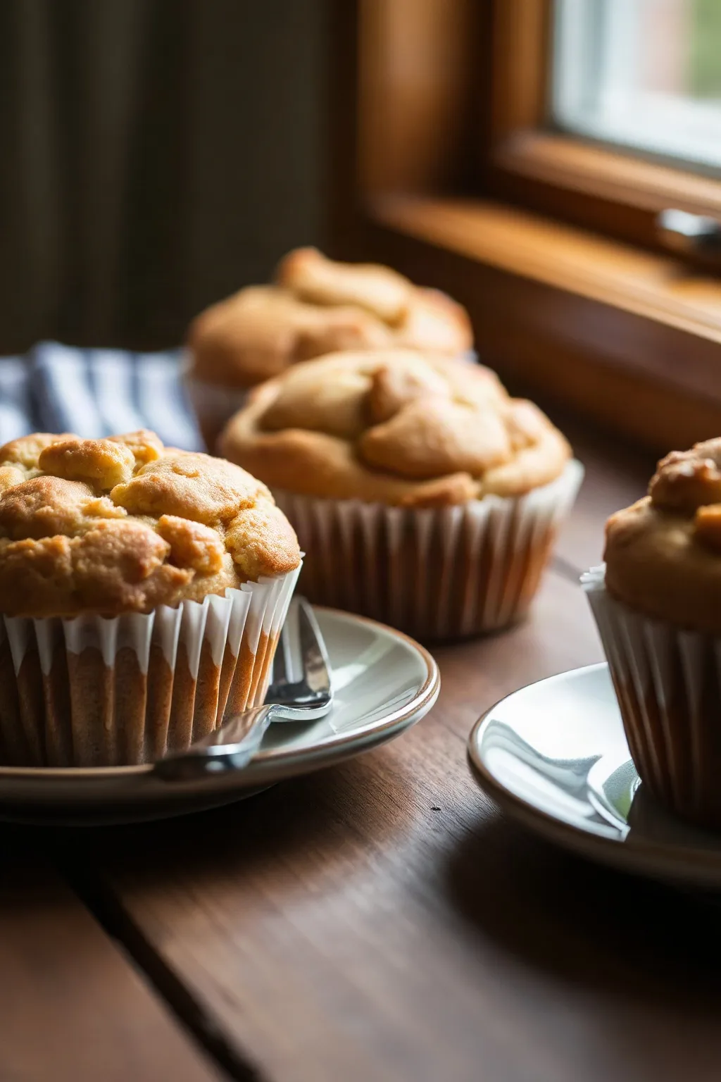 Tuxedovilles Rhubarb Muffins