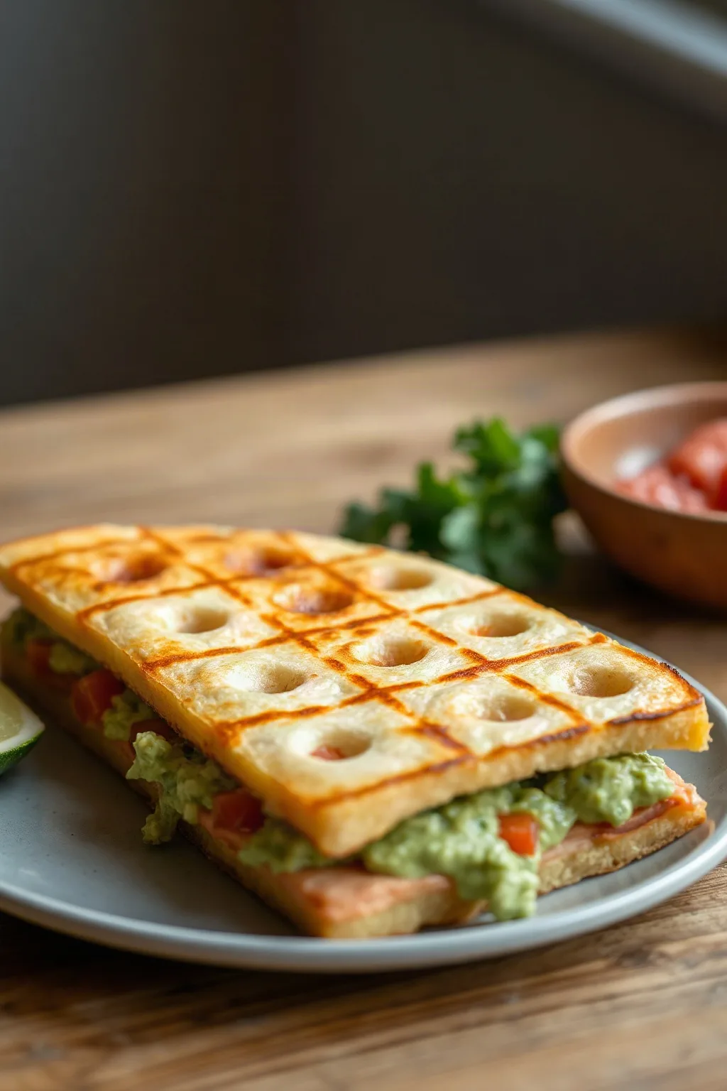 Delicioso Pollo con Guacamole y Queso Fundido