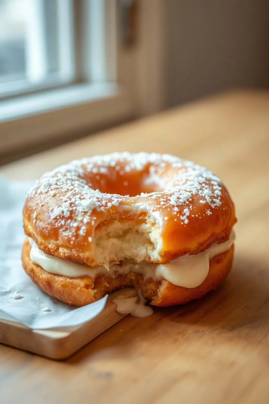 Crispy and Creamy Doughnuts
