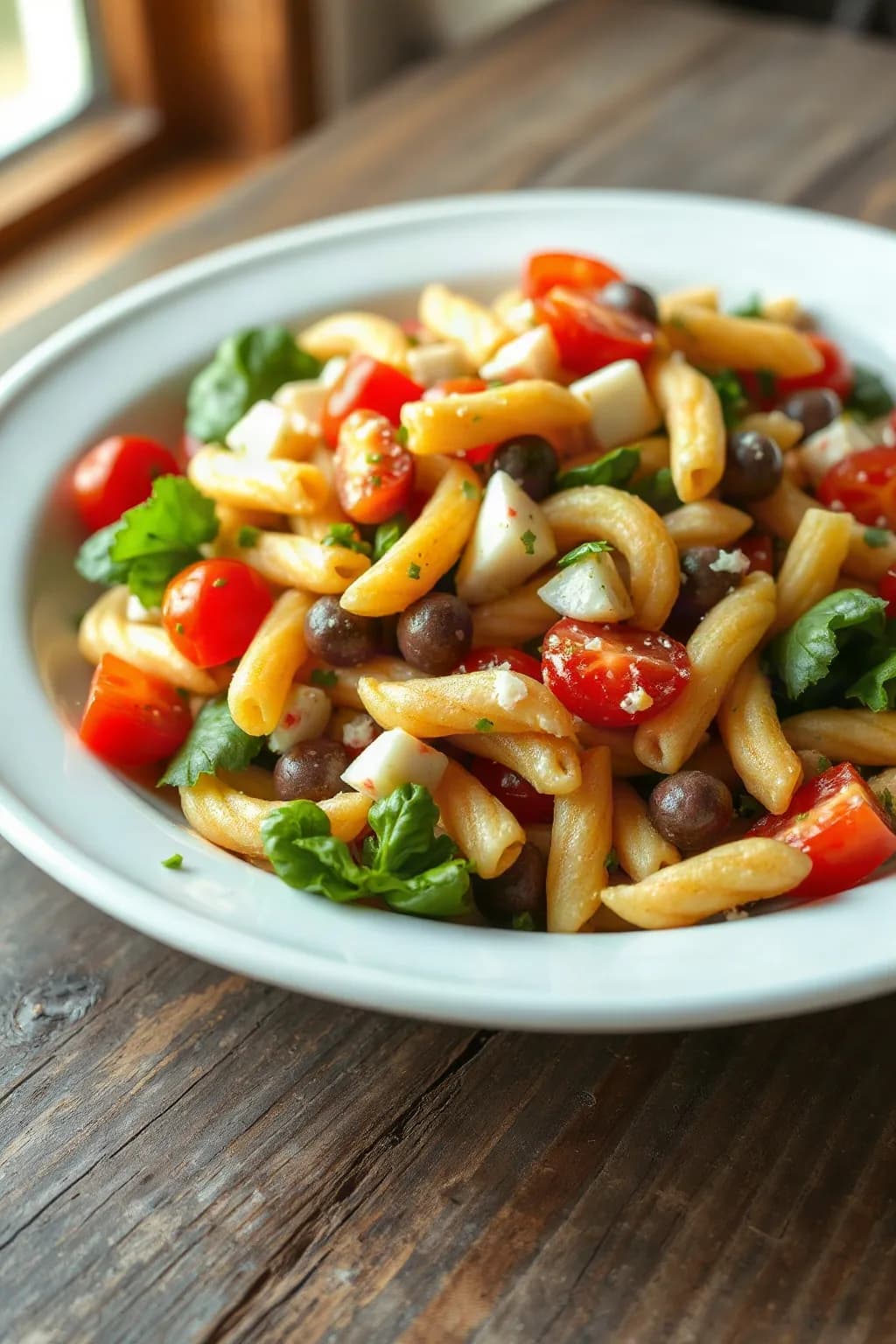 Ensalada de Pasta Fría con Aderezo Picante