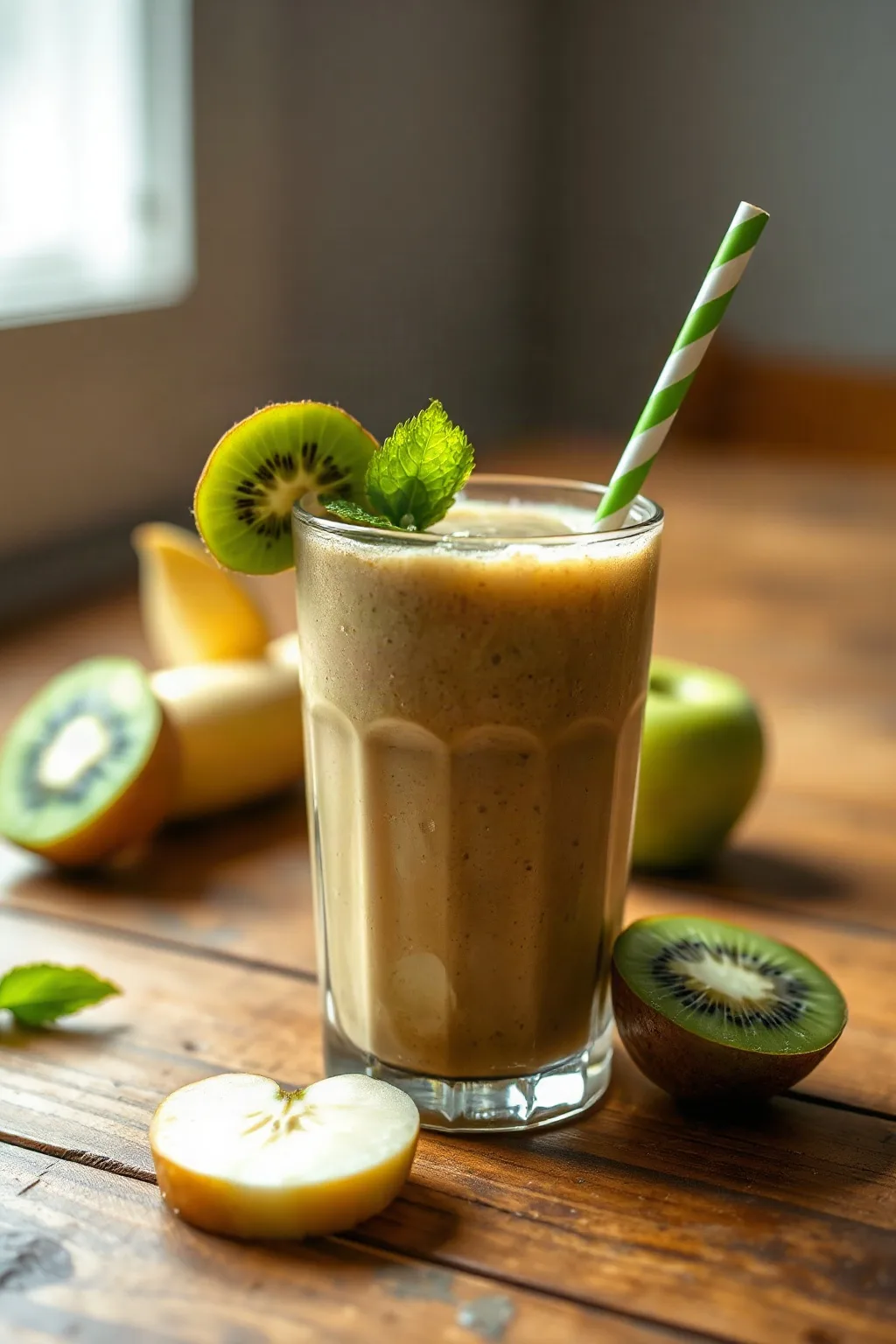 Batido de Kiwi, Banana y Manzana