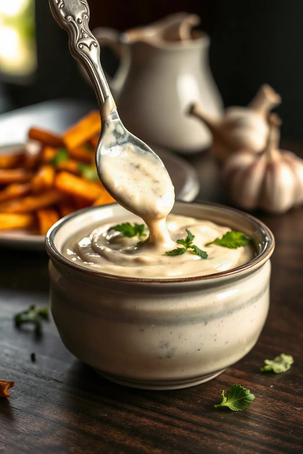 Salsa Cremosa de Ajo