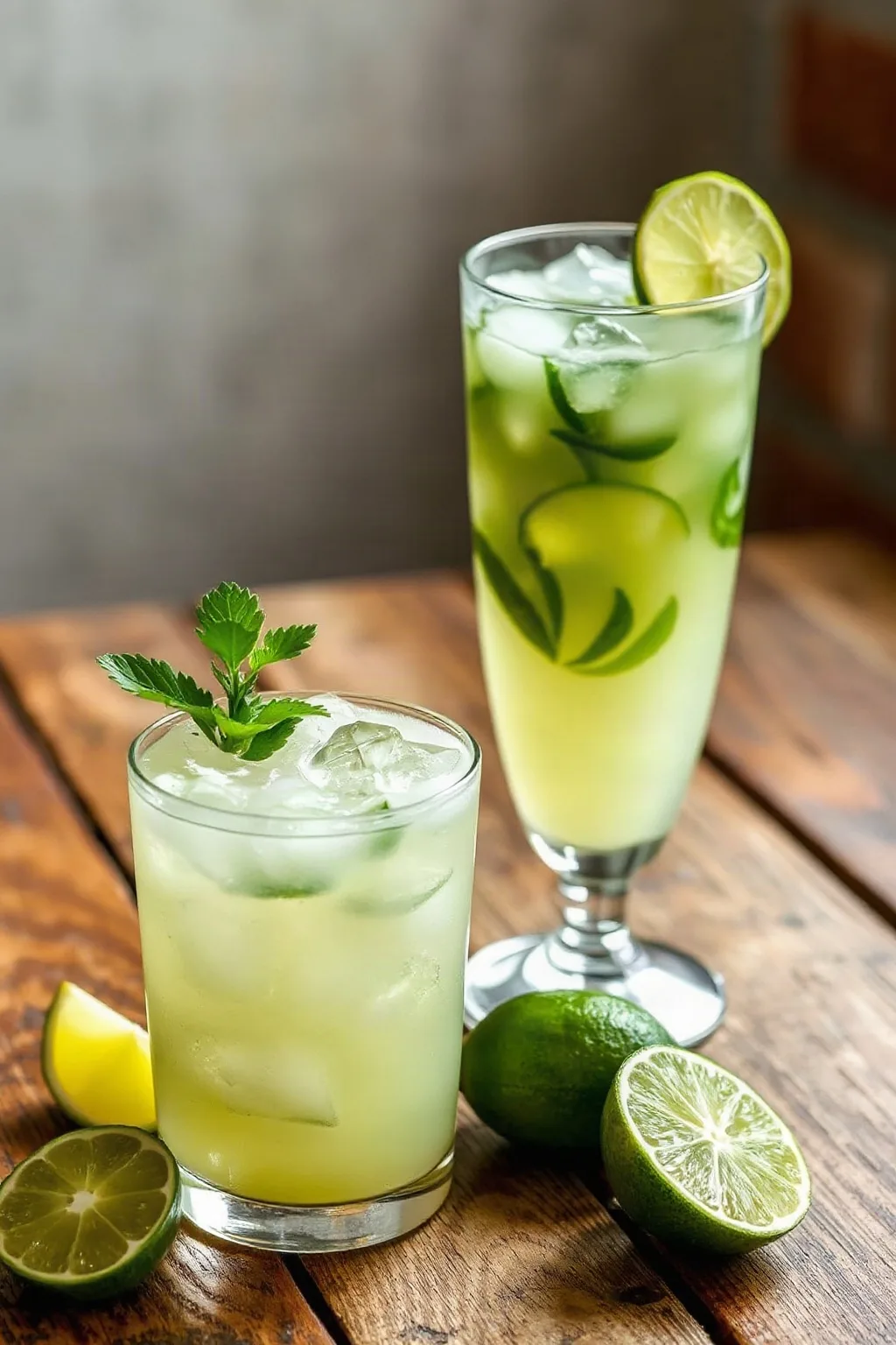 Agua Fresca de Pepino y Limón