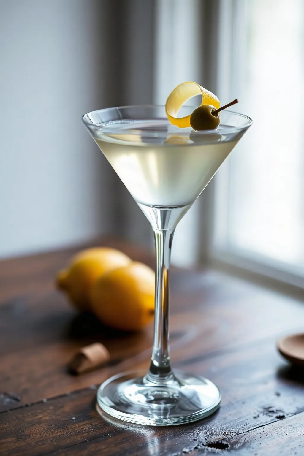 Classic Vodka Martini Cocktail