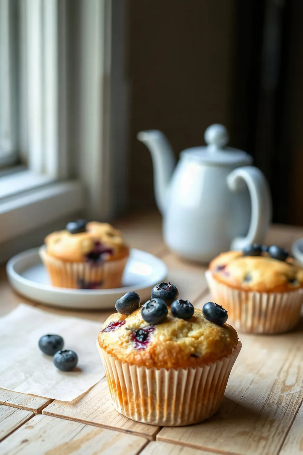 Best Ever Muffins with Blueberry and Lemon