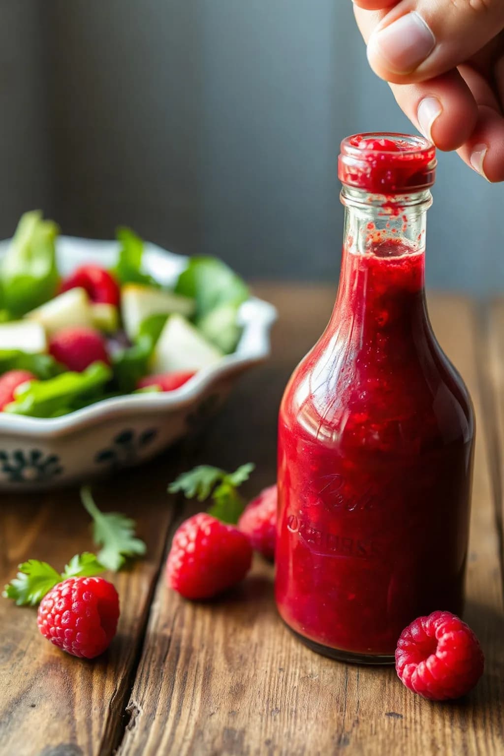 Spicy Raspberry Balsamic Dressing