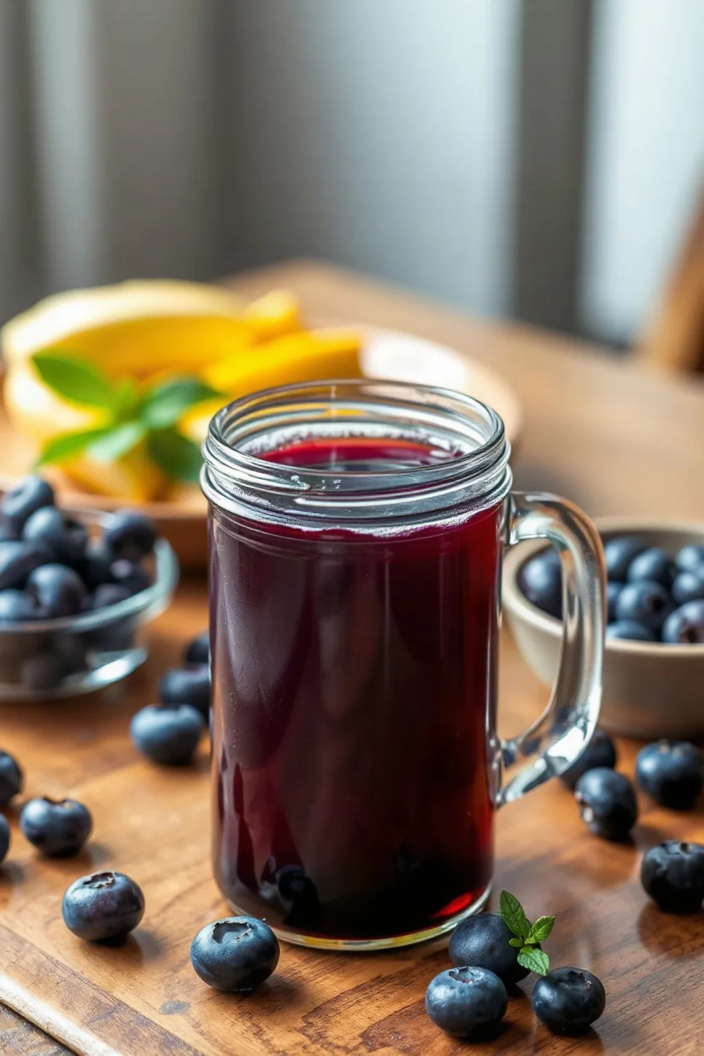 Homemade Blueberry Simple Syrup