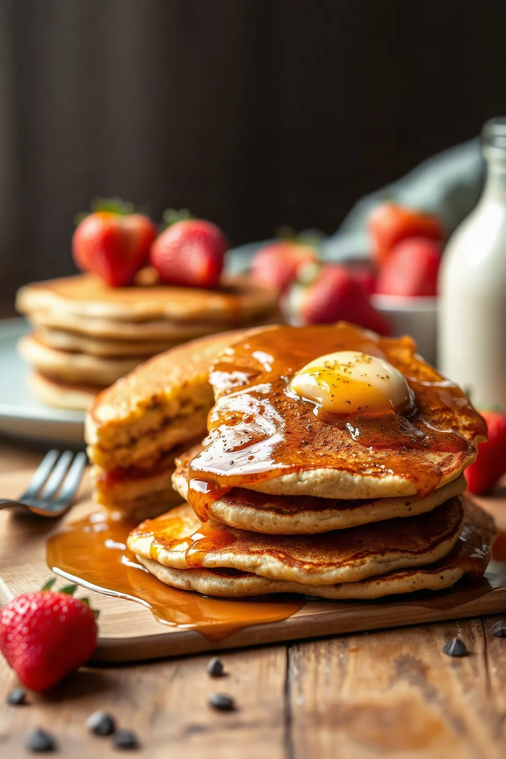 Pancakes de Proteína Sin Gluten