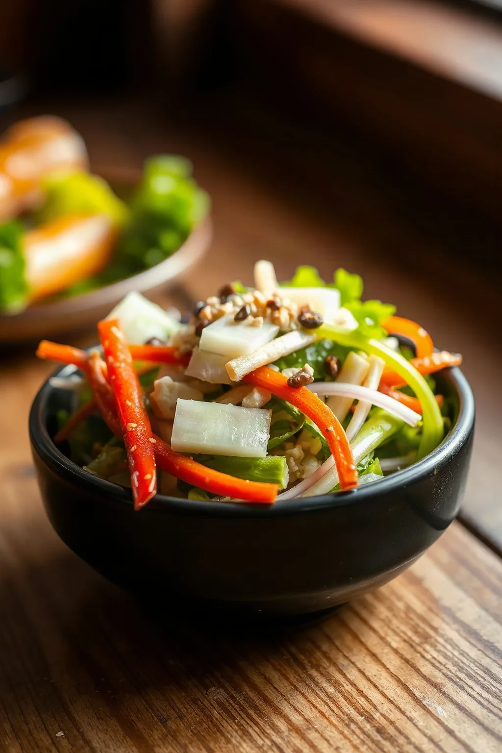 Korean Salad with Sesame Dressing