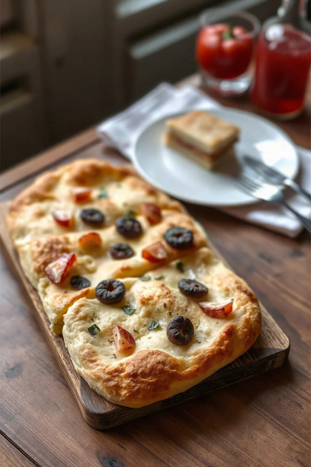 Classic French Fougasse Flatbread