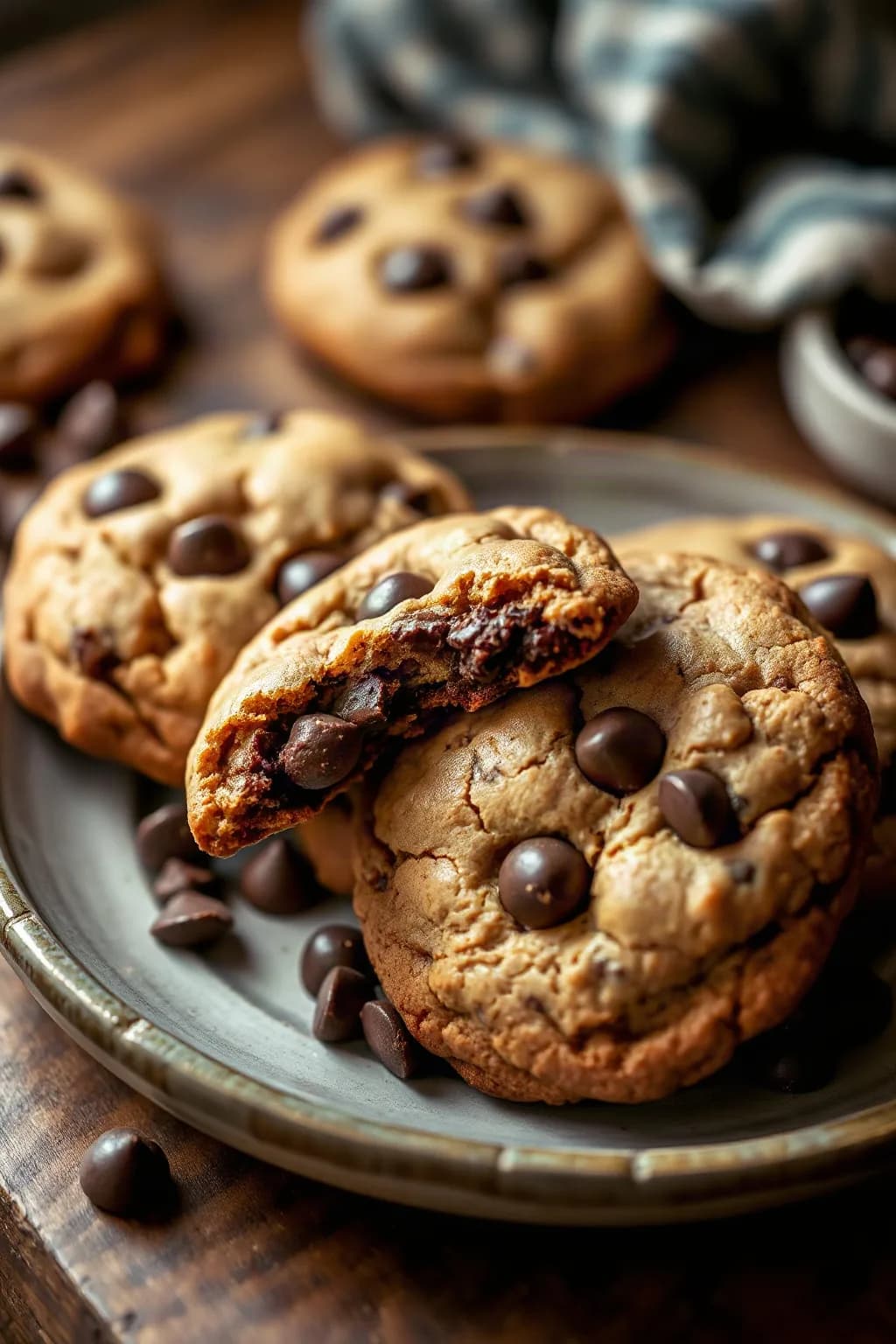 Galletas de Chispas de Chocolate Sin Gluten para Dietas Especiales