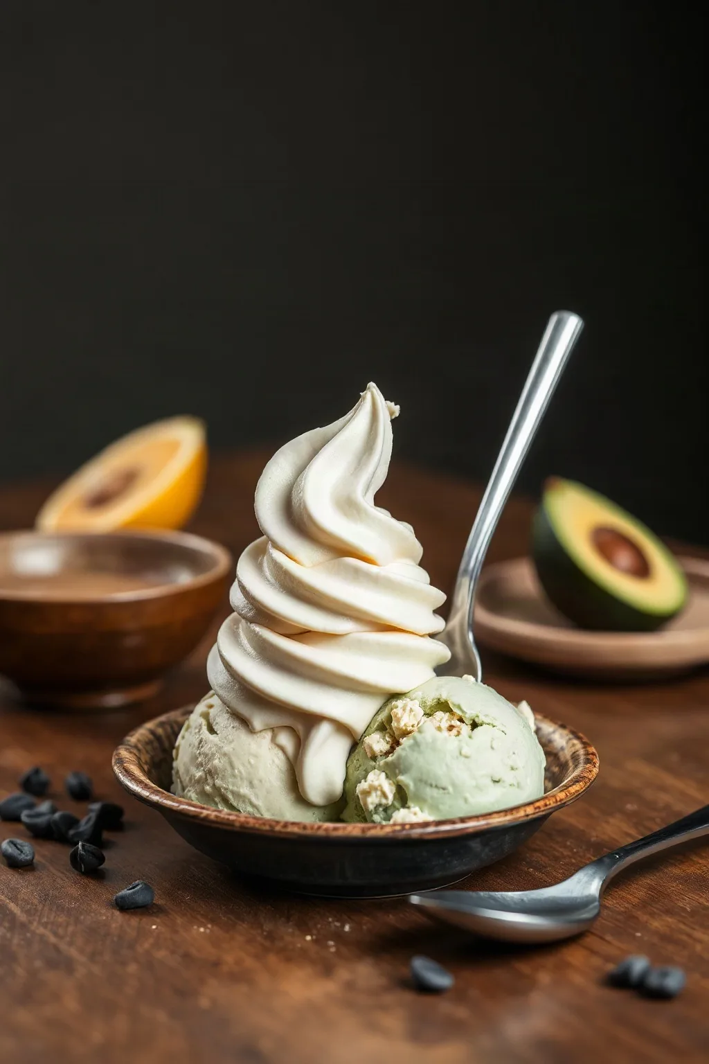 Creamy Tofu Green Tea Ice Cream