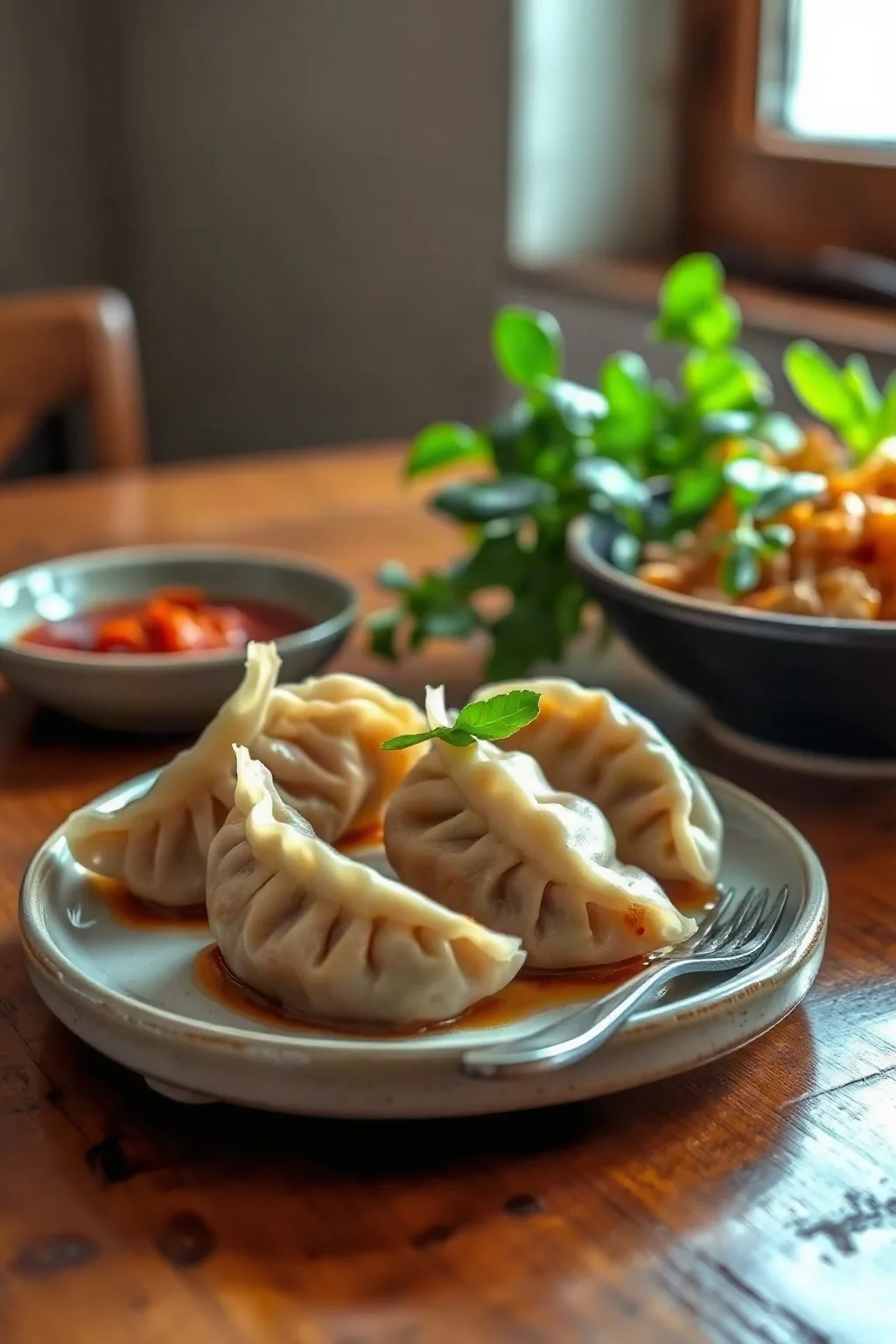 Authentic Chinese Potstickers Dumplings