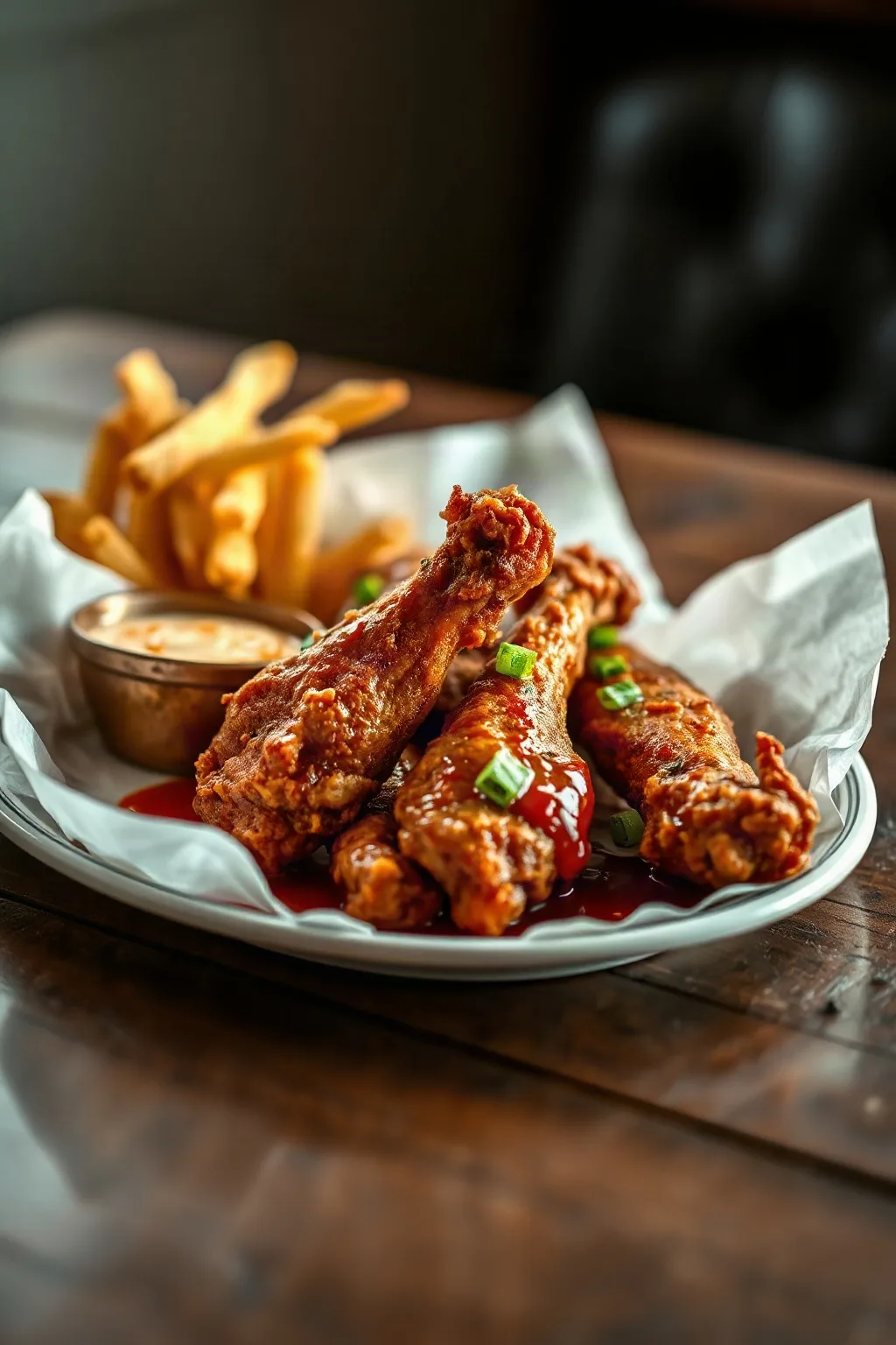 Crispy Deep Fried Hot Wings and Drumettes