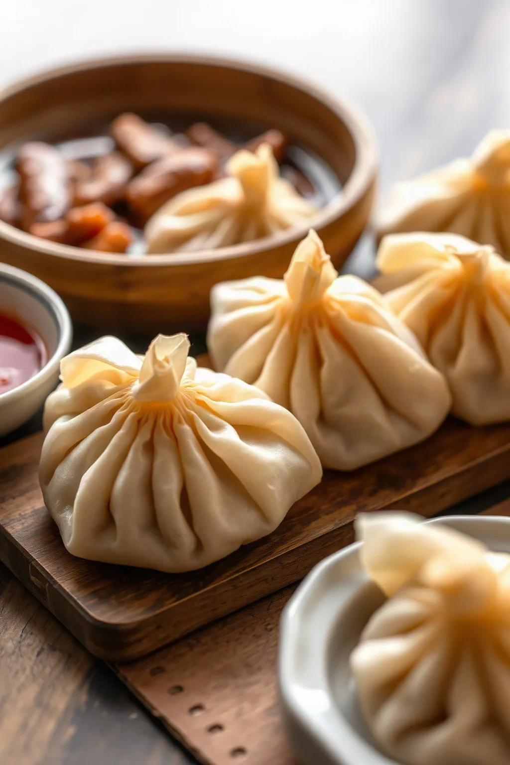 Beefy Chinese Dumplings with Savoury Filling