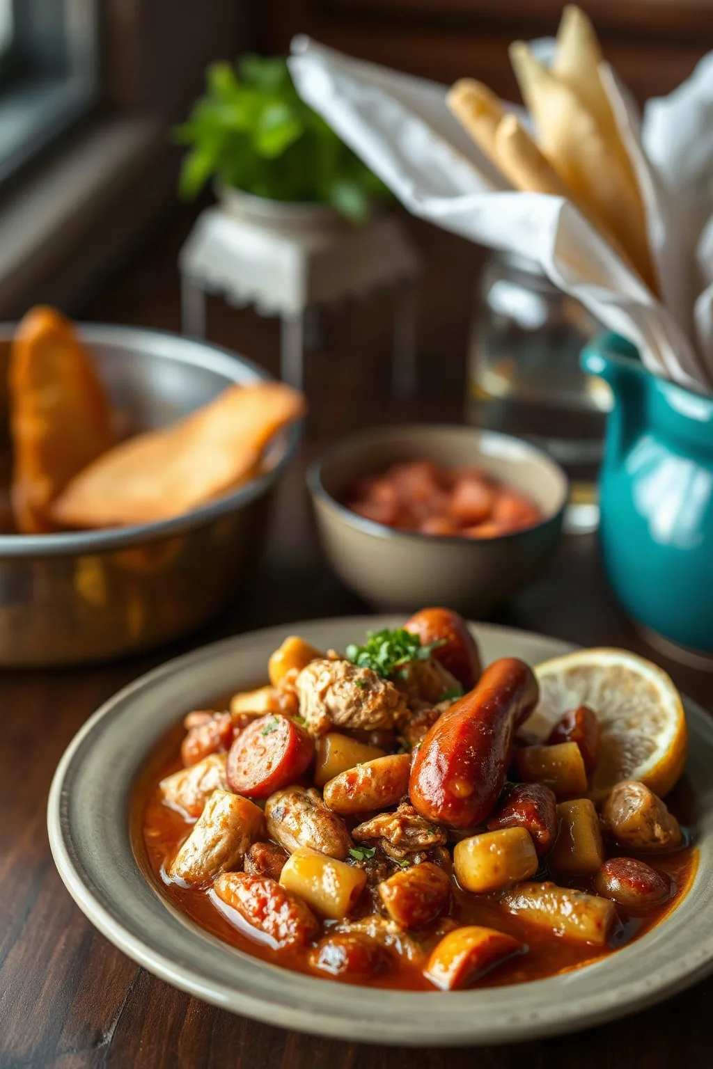 Authentic Cajun Chicken and Sausage Gumbo