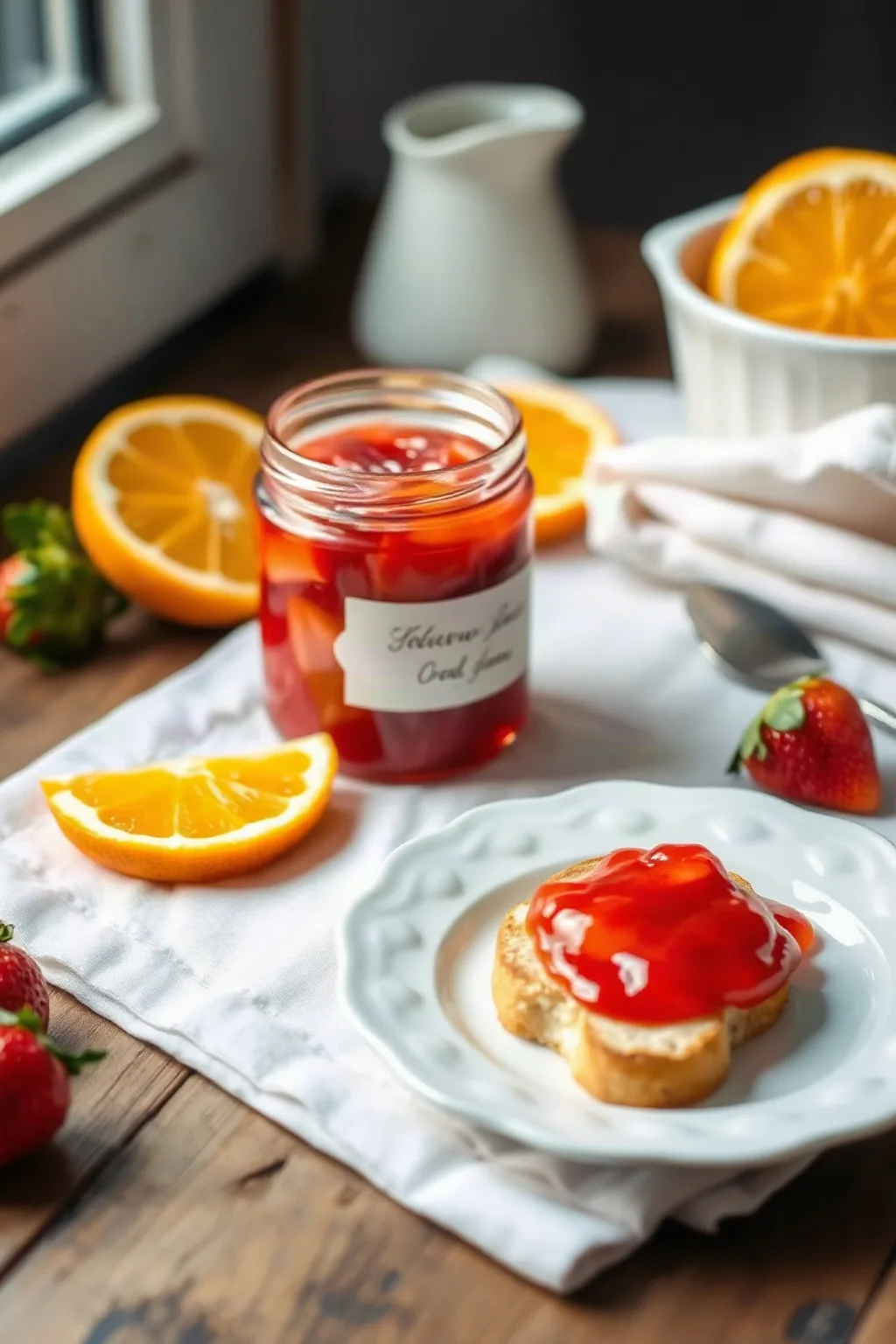 Homemade Strawberry Orange Jam