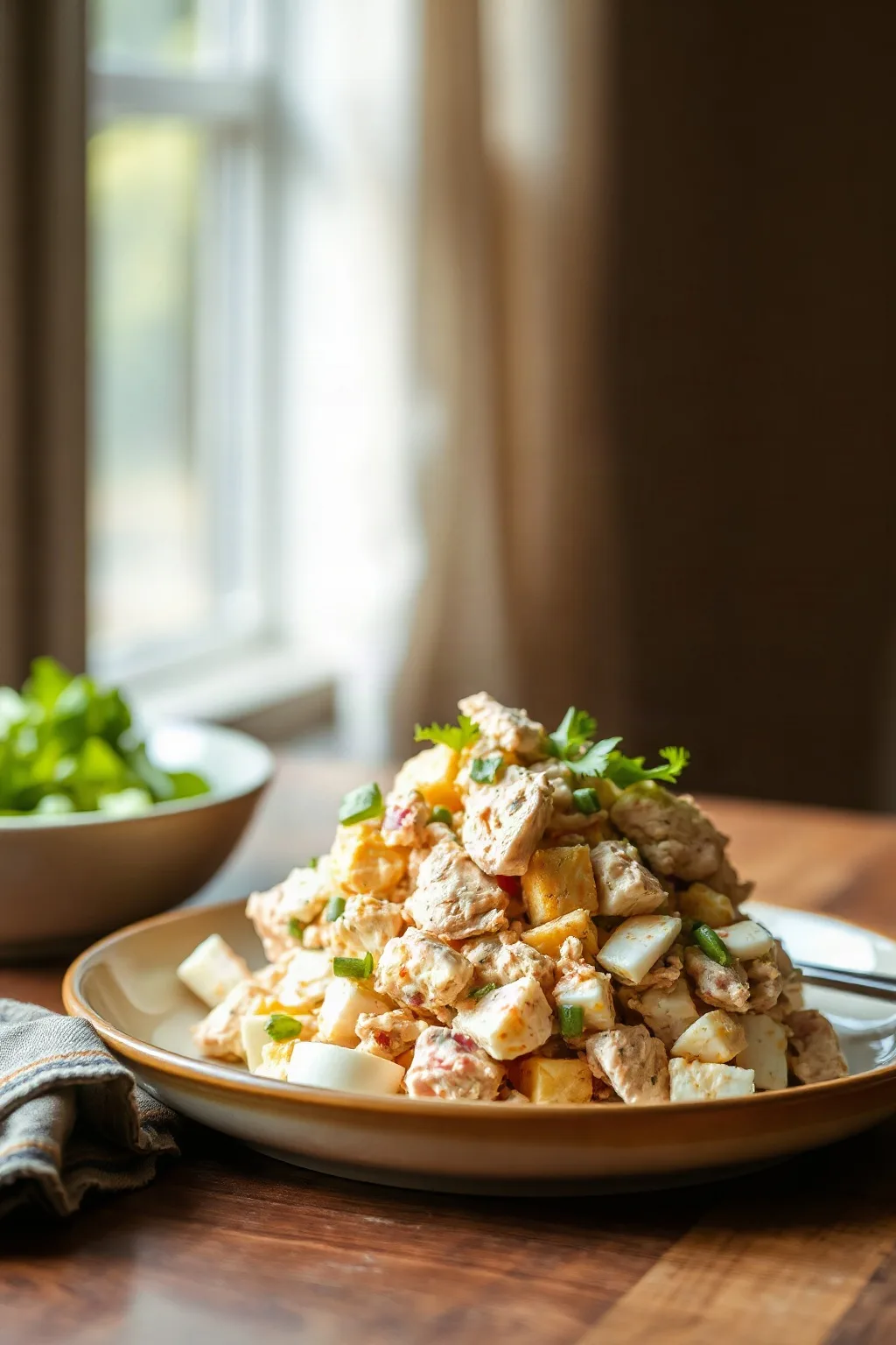 Ensalada Clásica de Pollo y Huevo