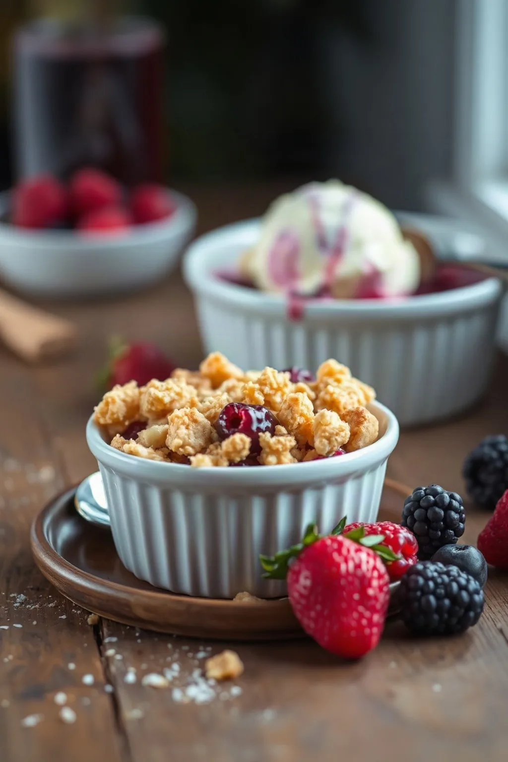 Frozen Berry Crumble