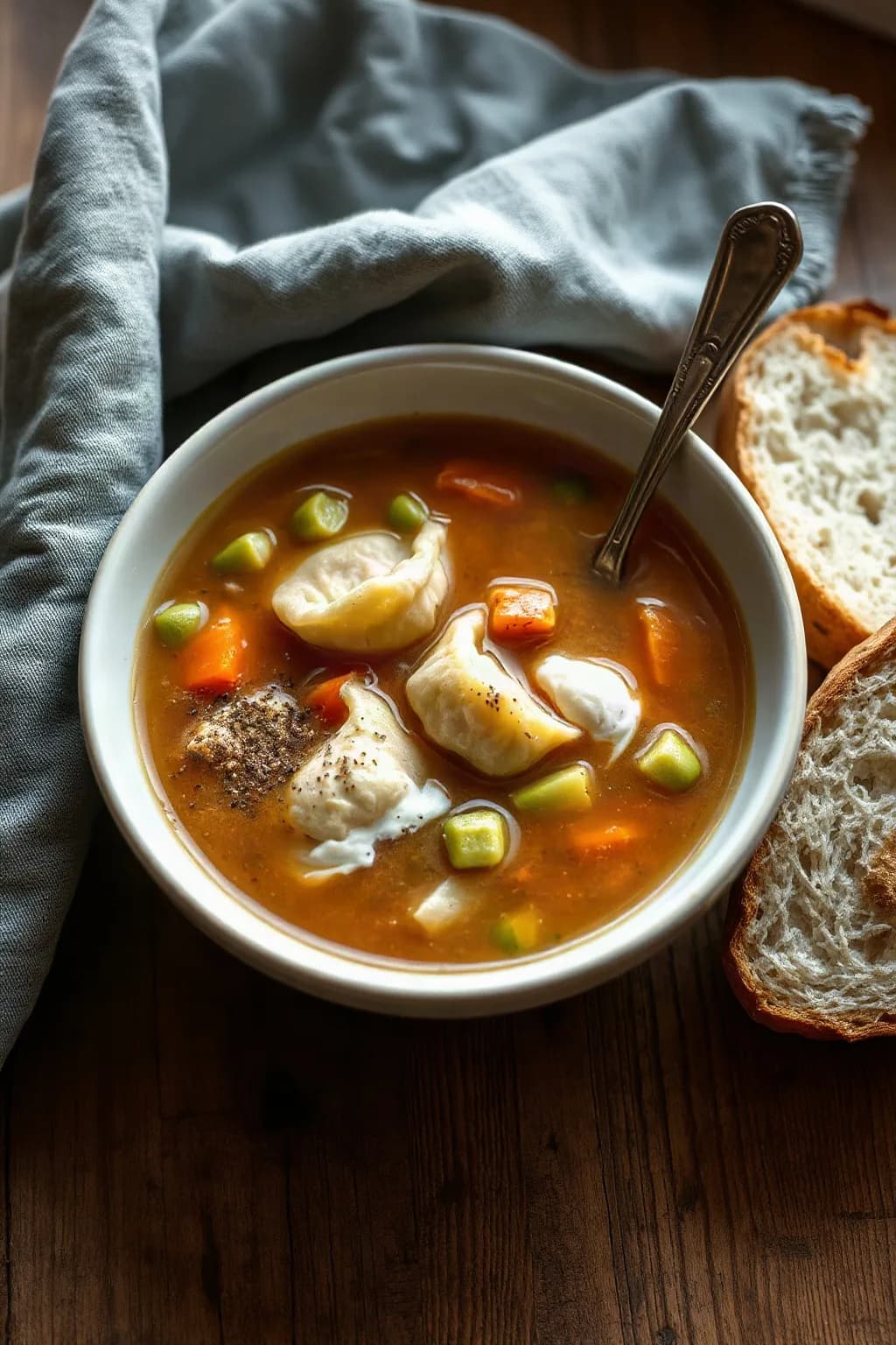 Hearty Dumpling Soup